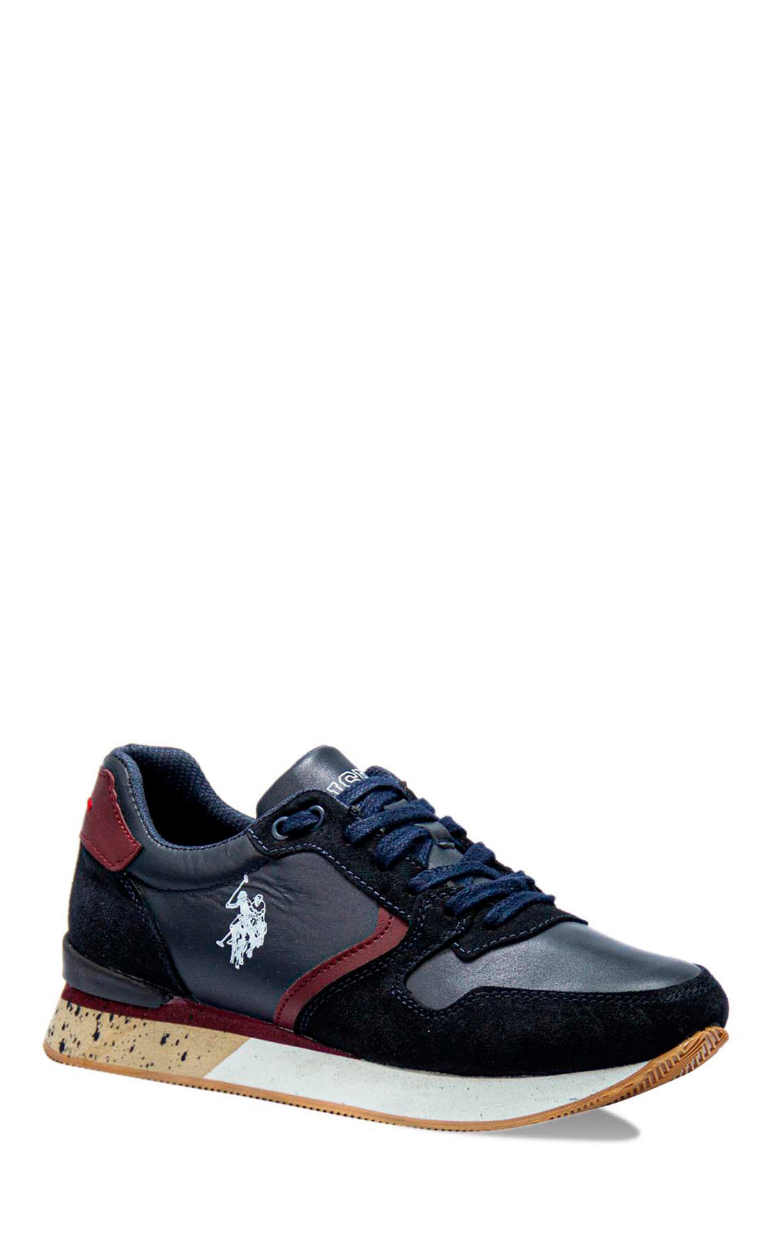 U.S.POLO ASSN. КРОССОВКИ Мужс. GAREN 2PR-D 101180915 Чёрный